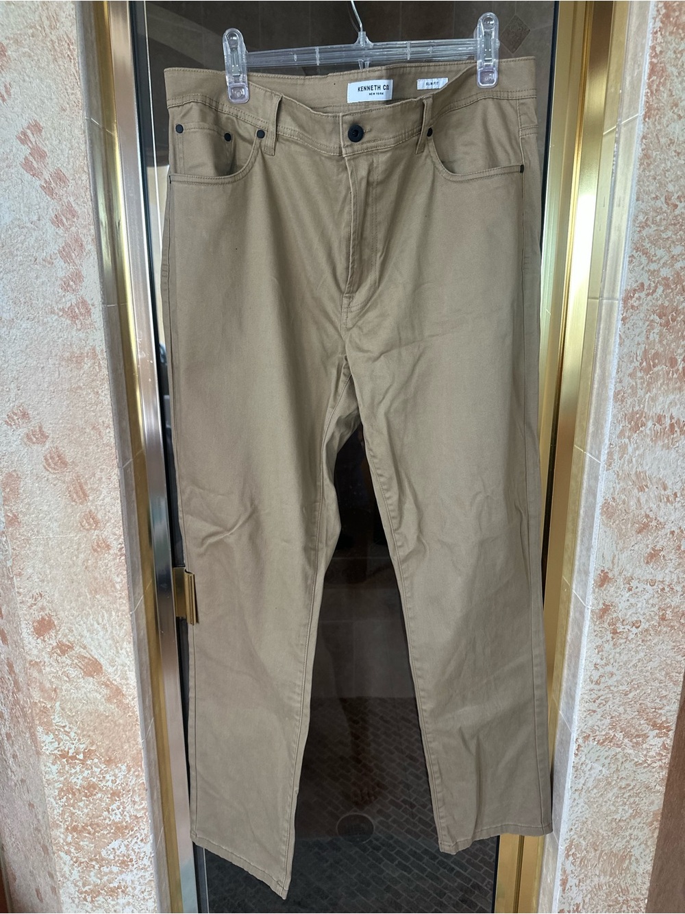 Kenneth Cole Men’s Tan Khaki Pants size 36 x 32
